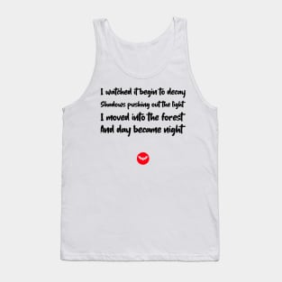 Day decays into night (Alternative) Tank Top